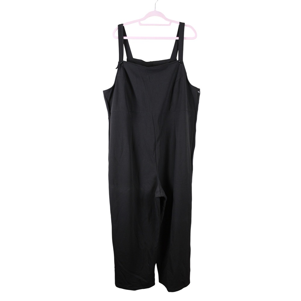 NWOT Visual F/X Casual Contemporary Layering Piece Black Wide Leg Jumpsuit